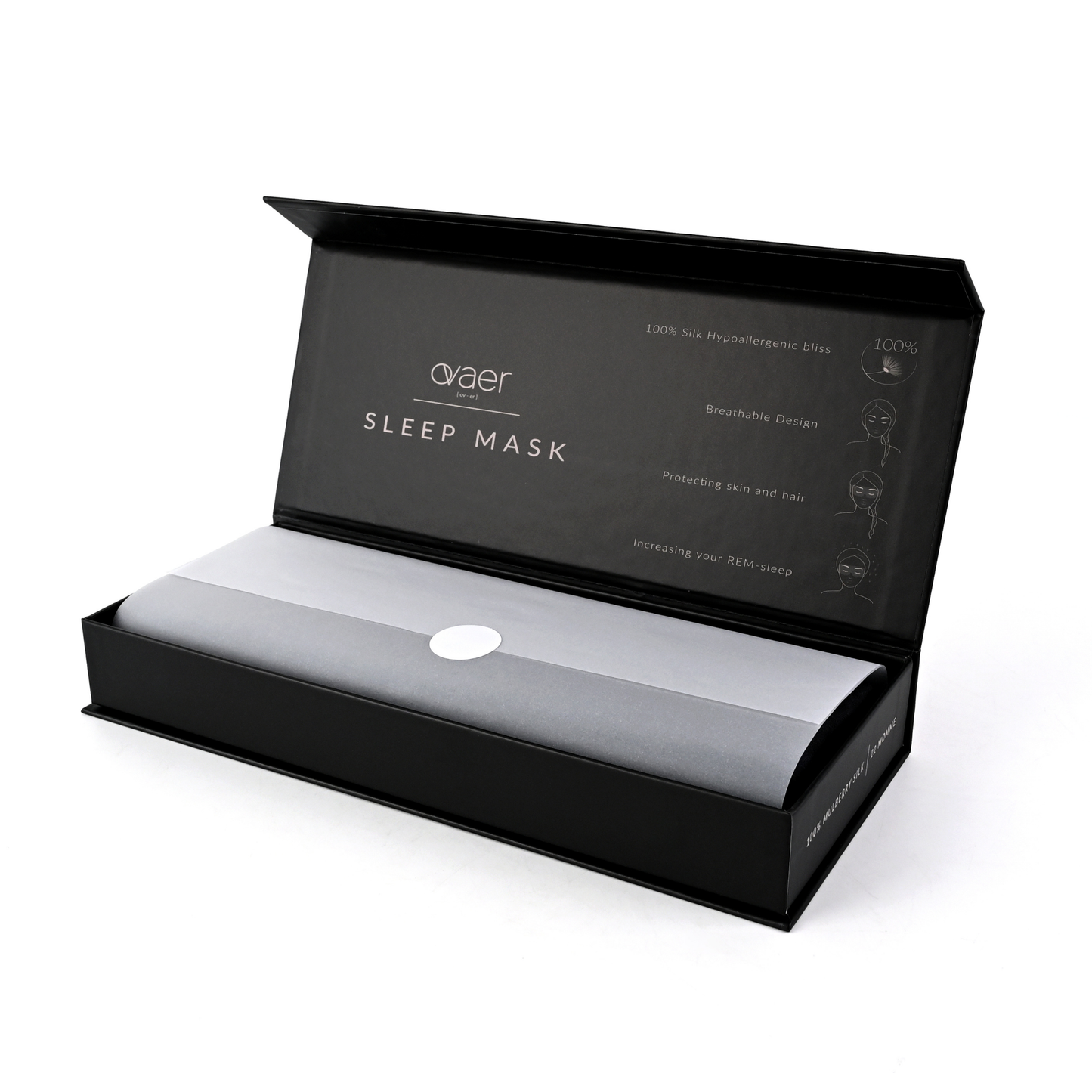 Ovaerプレミアム・アイマスク【Pitch Black】