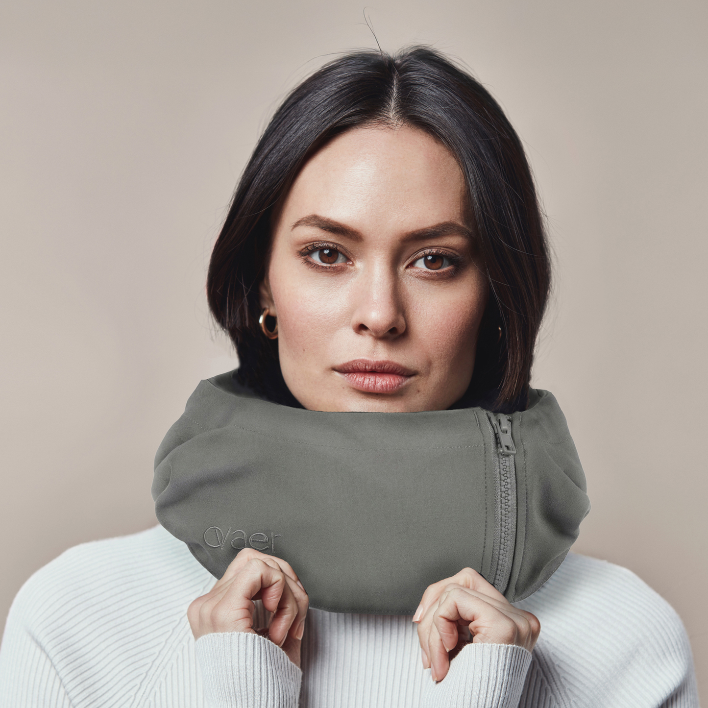 Ovaerプレミアム・ネックピロー【Tuscany Olive】